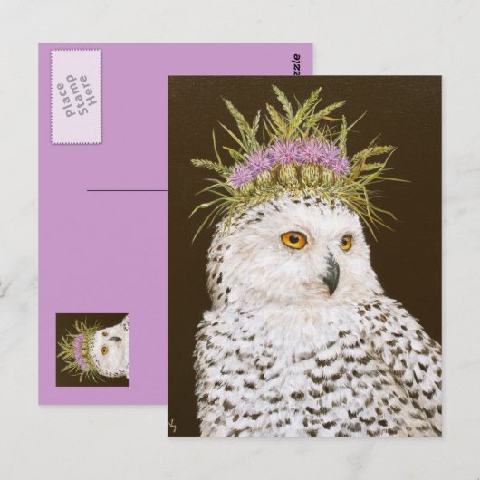 Snow Queen briefkaart (Voorkant / Achterkant)