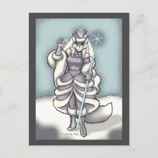 Snow Queen Briefkaart (Voorkant)