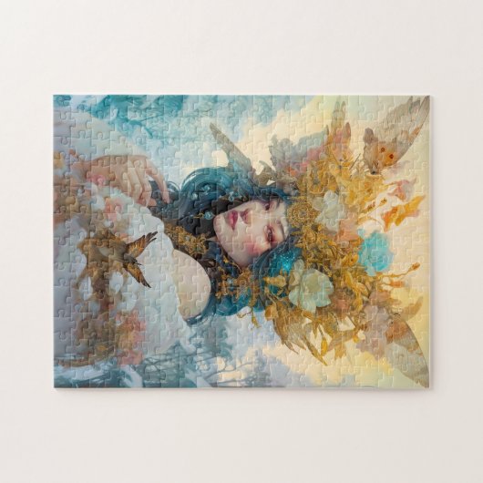 Snow Queen Fantasy Kunst Legpuzzel (Horizontaal)