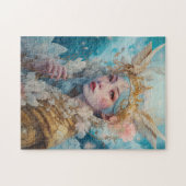Snow Queen Fantasy Kunst Legpuzzel (Horizontaal)