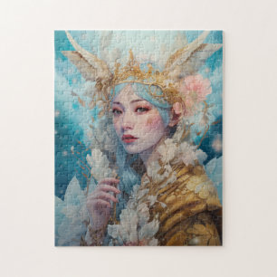 Snow Queen Fantasy Kunst Legpuzzel