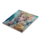 Snow Queen Fantasy Kunst Tegeltje (Zijkant)