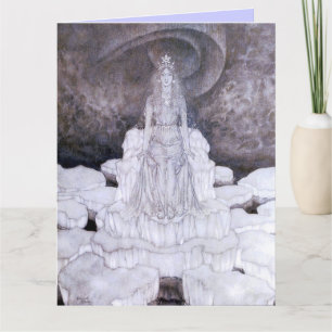Snow Queen Fine Art Wenskaart Kaart