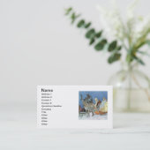 Snow Queen Ice Princess Visitekaartje (Staand voorkant)