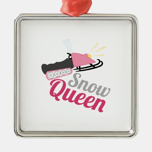 Snow Queen Metalen Ornament (Voorkant)
