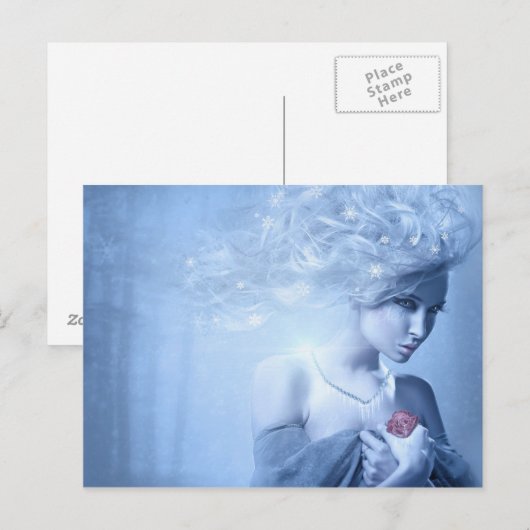 Snow Queen Post Card Briefkaart (Voorkant / Achterkant)