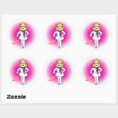 Snow Queen Ronde Sticker (Vel)