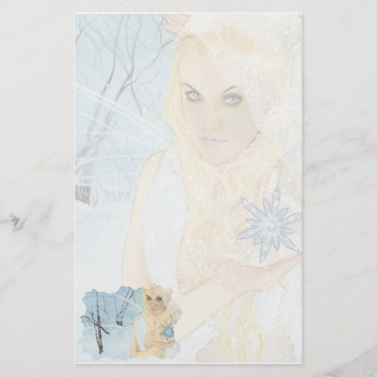 Snow Queen Stationery Briefpapier (Voorkant)