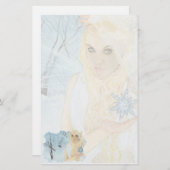 Snow Queen Stationery Briefpapier (Voorkant / Achterkant)