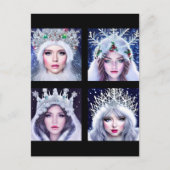 Snow Queens Winter Wonderland Briefkaart (Voorkant)