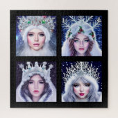 Snow Queens Winter Wonderland Legpuzzel (Verticaal)