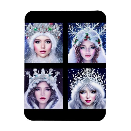 Snow Queens Winter Wonderland Magneet (Verticaal)
