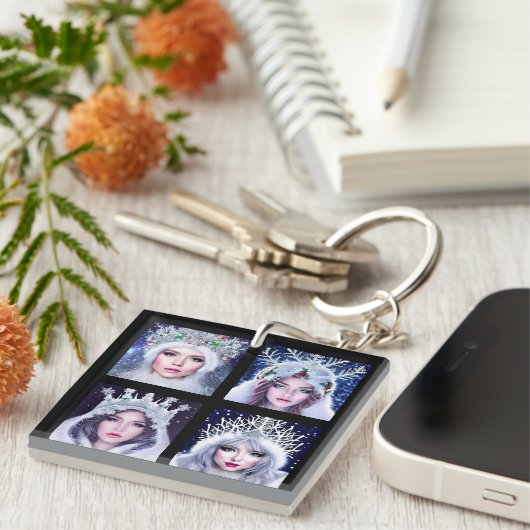 Snow Queens Winter Wonderland Sleutelhanger (Voorkant Rechts)