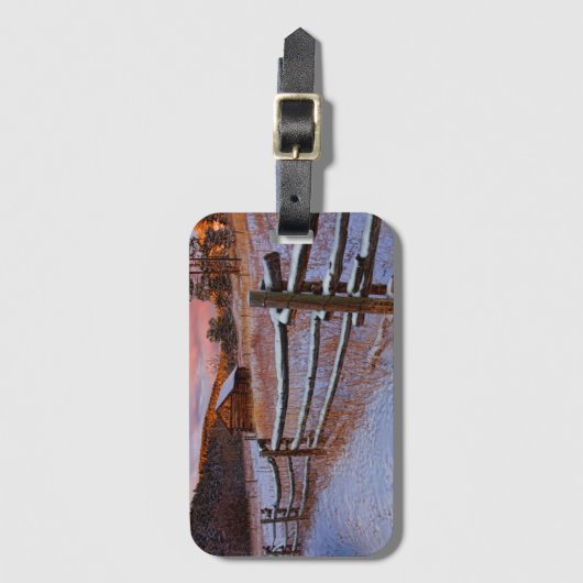 Snow Ranch Bagagelabel (Voorkant (verticaal))