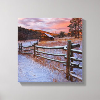 Snow Ranch Canvas Afdruk