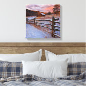 Snow Ranch Canvas Afdruk (Insitu (Slaapkamer))