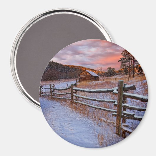 Snow Ranch Magneet (Voorkant / Achterkant)