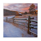 Snow Ranch Tegeltje (Voorkant)