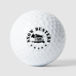 Snow Removal Business Uw Logo op maat toevoegen Golfballen