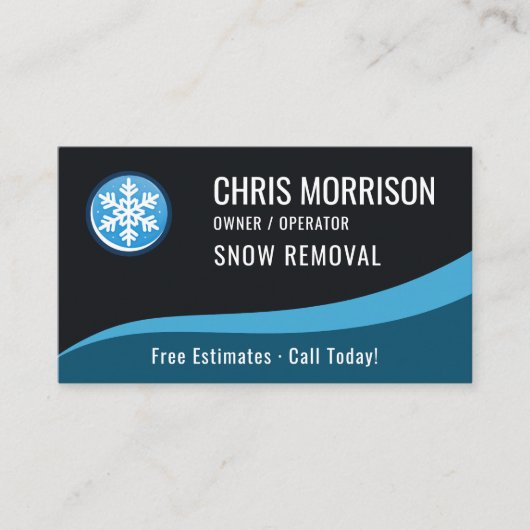 Snow Removal Service  Visitekaartje (Voorkant)