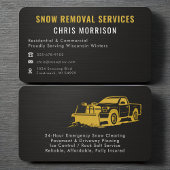 Snow Removal Services Professional Visitekaartje