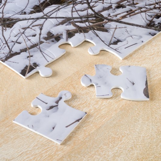 Snow Riverside Legpuzzel (Zijkant)