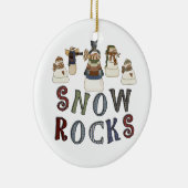 Snow Rocks Keepsake Ornament (Rechts)