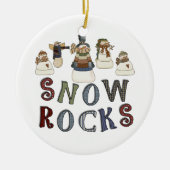 Snow Rocks Keepsake Ornament (Voorkant)