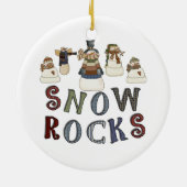 Snow Rocks Keepsake Ornament (Achterkant)