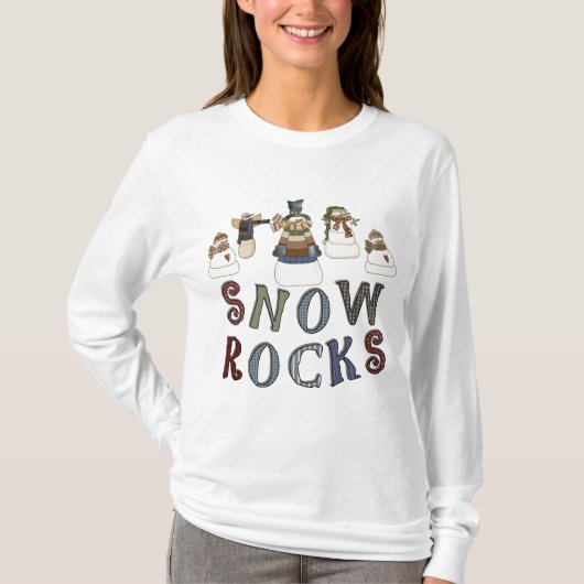Snow Rocks T-shirts en geschenken (Voorkant)