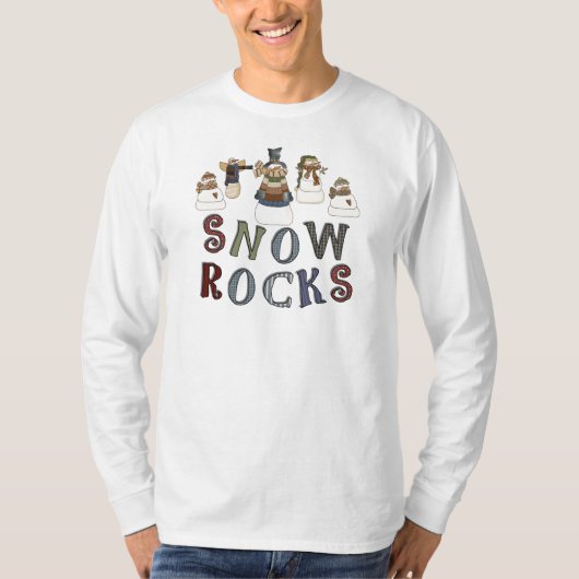 Snow Rocks T-shirts en geschenken (Voorkant)