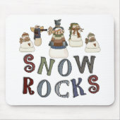 Snow Rocks T-shirts en geschenken Muismat (Voorkant)