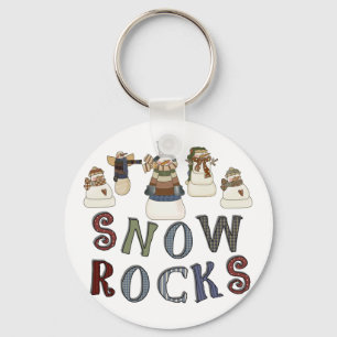 Snow Rocks T-shirts en geschenken Sleutelhanger