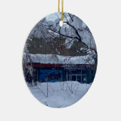 Snow Rush Keramisch Ornament (Rechts)