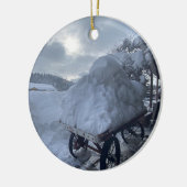 Snow Rush, Truckee, Californië Keramisch Ornament (Links)