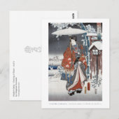 Snow Samurai Postcard Briefkaart (Voorkant / Achterkant)