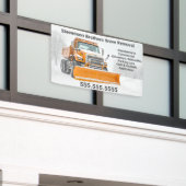 Snow Shoveling Verwijdering Bedrijf Marketing Spandoek (Buitenkant Gebouw)