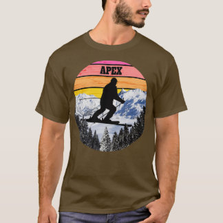 Snow Ski Apex Skiing Fields Canada T-shirt
