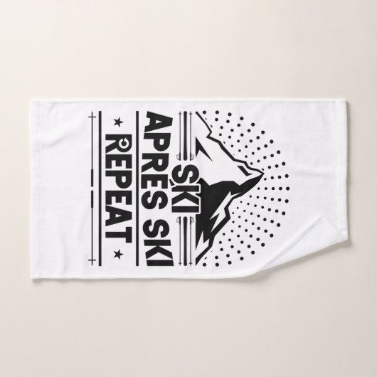 Snow Ski Aprés Ski Repat Handdoek (Handdoek)