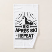 Snow Ski Aprés Ski Repat Handdoek (Handdoek)