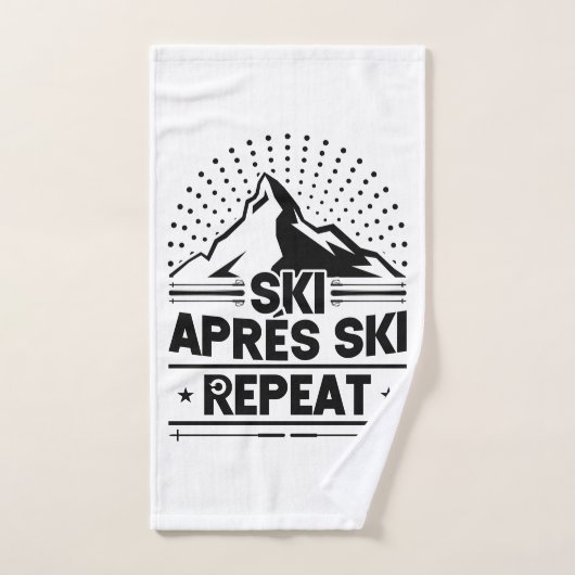 Snow Ski Aprés Ski Repat Handdoek (Handdoek)