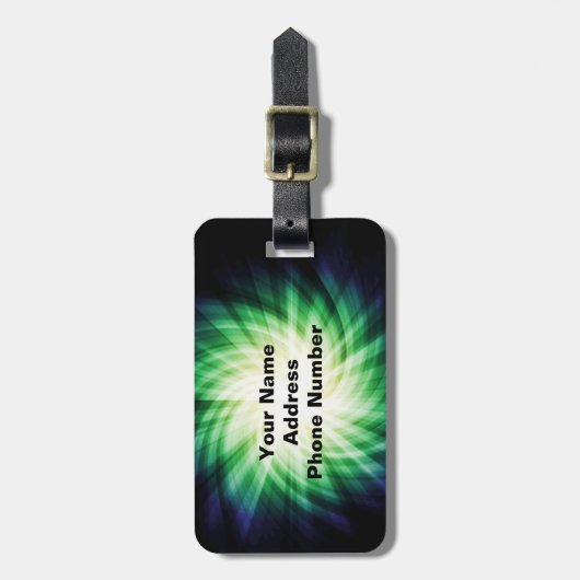 Snow Ski Gift Bagagelabel (Voorkant verticaal)