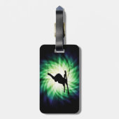 Snow Ski Gift Bagagelabel (Achterkant verticaal)