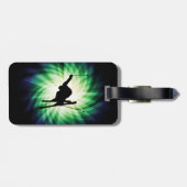 Snow Ski Gift Bagagelabel (Achterkant horizontaal)