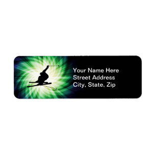 Snow Ski Gift Etiket