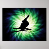 Snow Ski Gift Poster (Voorkant)