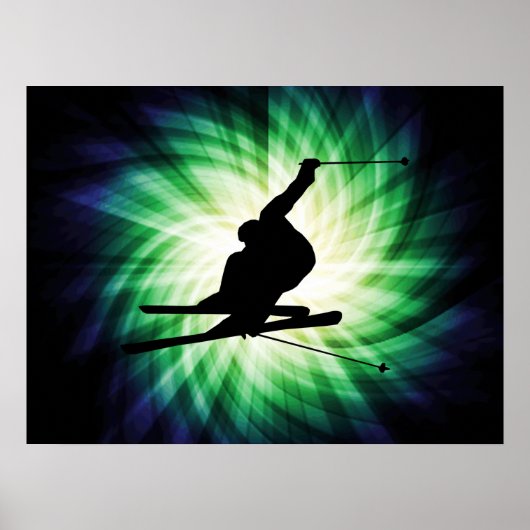 Snow Ski Gift Poster (Voorkant)