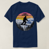 Snow Ski Loon Mountain Skiing Fields New Hampshire T-shirt (Design voorkant)