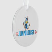 Snow Ski Lover Ornament (voorkant)