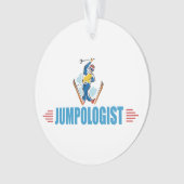 Snow Ski Lover Ornament (voorkant)